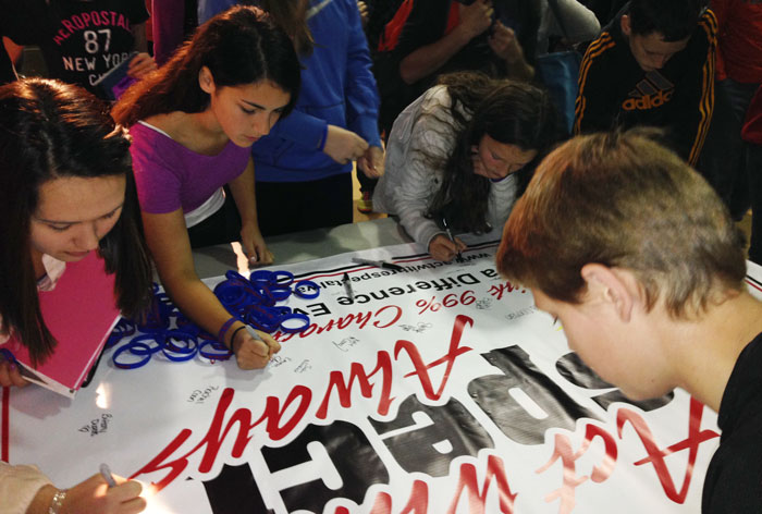 Act with respect always visits Cambridge schools