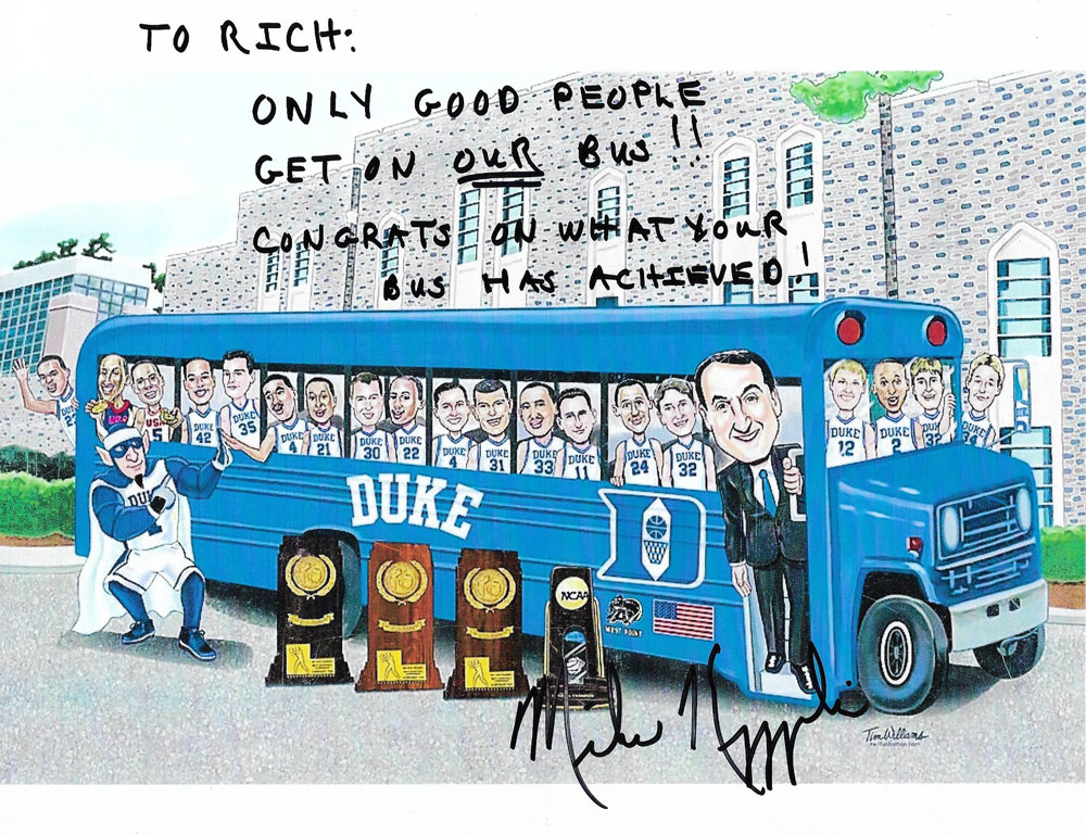 Coach Mike Krzyzewski Act With Respect Always